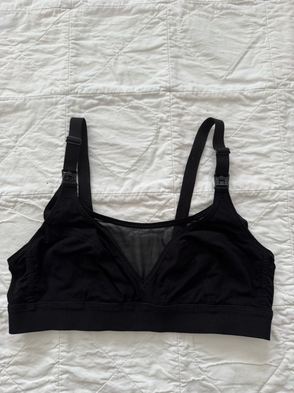 Momcozy Mesh Support Pumping Bra Hands Free, Comfortable Pumping and Nursing Bra